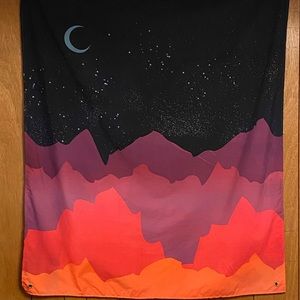 Colorful Mountains Wall Hanging Tapestry by Threadless